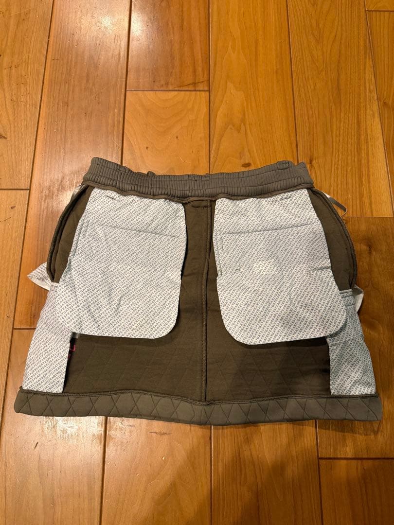 PEARLY GATES カーキ キルティングスカート