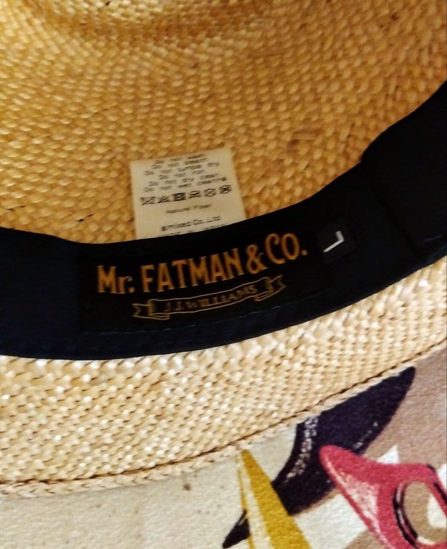 ◆Mr.Fatman◆ ミスターファットマン ストローハット