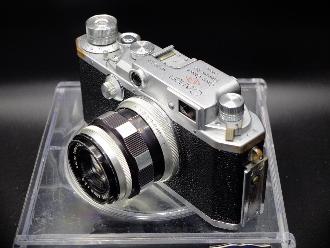 キャノンⅡF〈E・P〉／キャノン50mmf2.8ゼブラ付【実写確認整備品】
