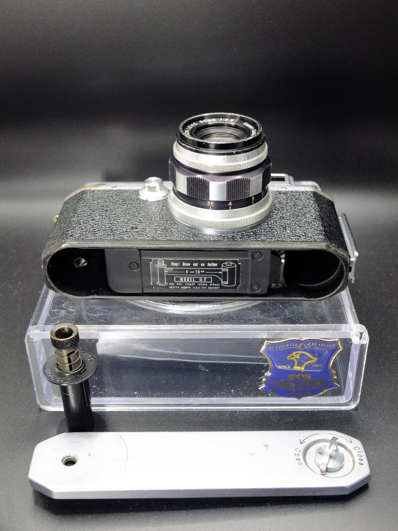 キャノンⅡF〈E・P〉／キャノン50mmf2.8ゼブラ付【実写確認整備品】