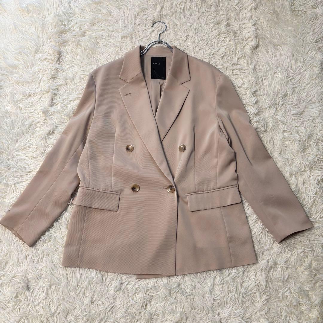 ✨美品✨ ノーブル 2024年 オーバーサイズダブルジャケット ダブル トリアセ