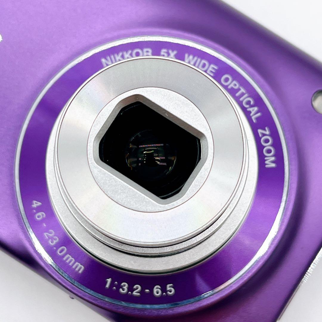 【極美品】NIKON COOLPIX S3100 箱アリ パープル オールド