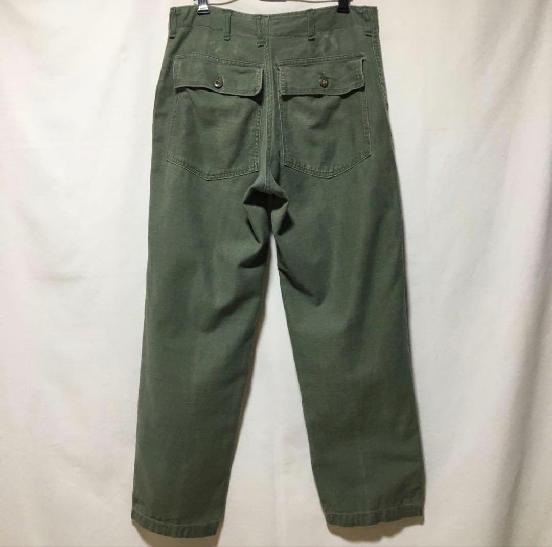 60s ベイカーパンツ ボタンフライ us army
