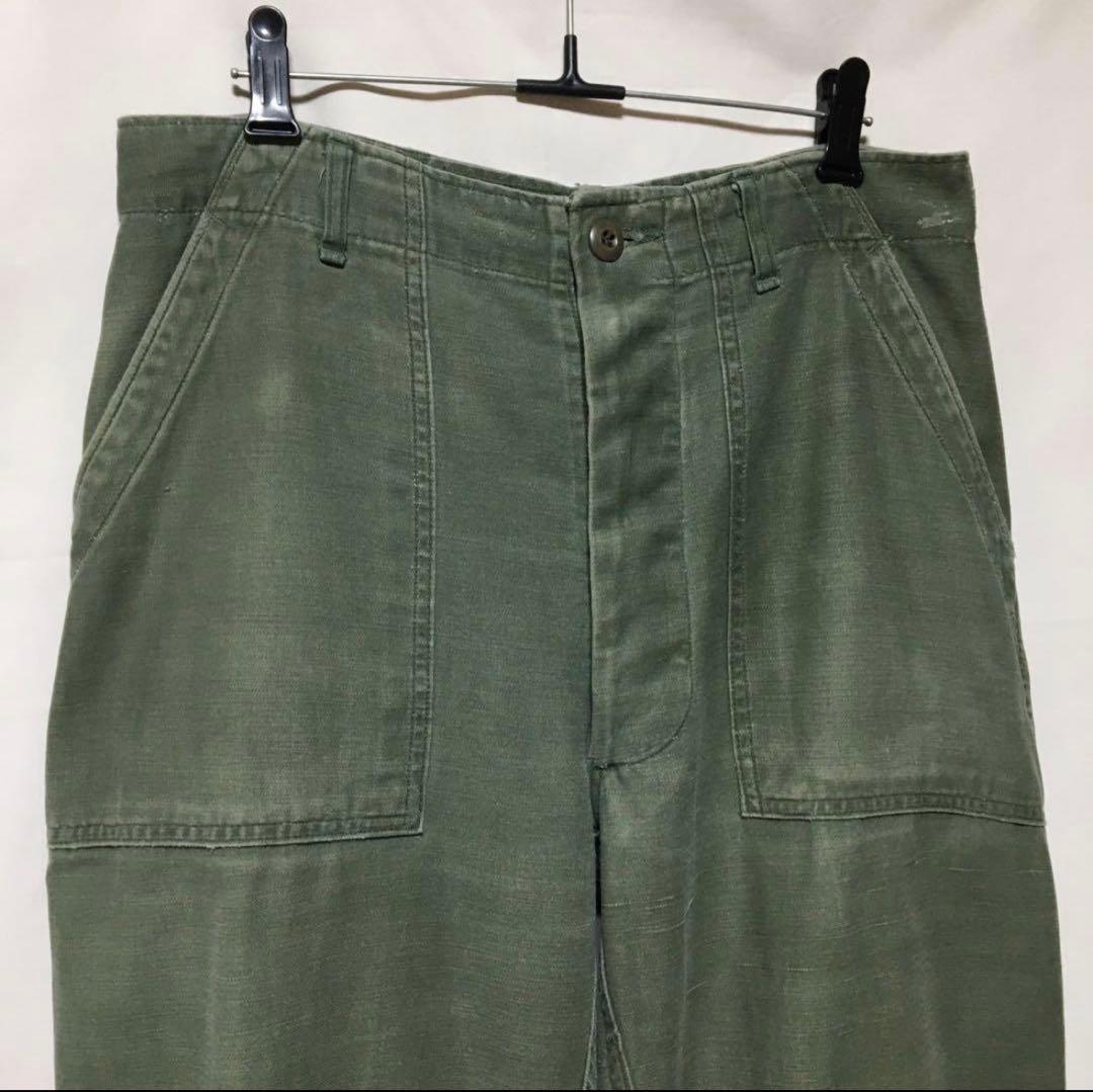 60s ベイカーパンツ ボタンフライ us army