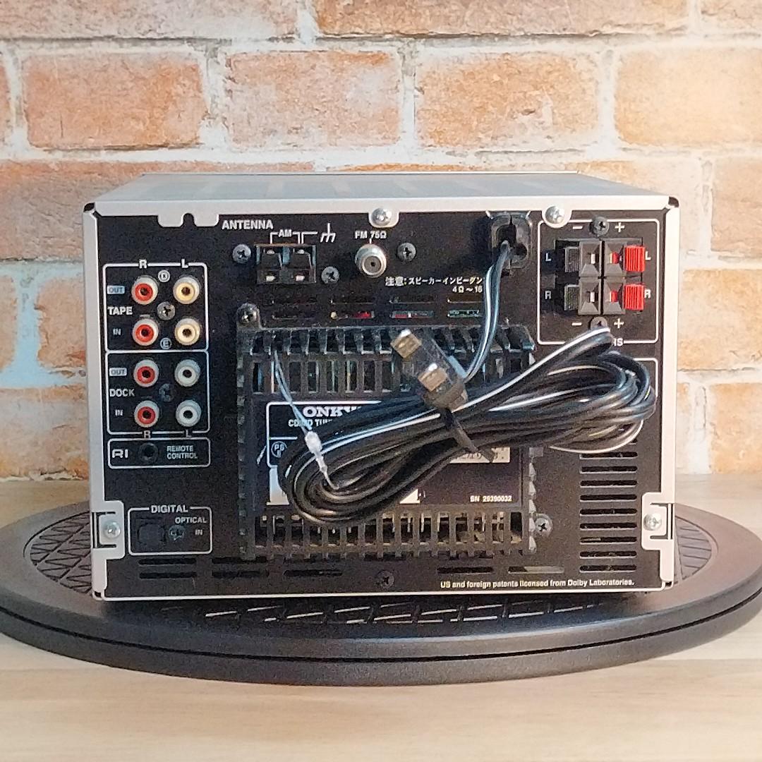 【美品】ONKYO FR-N7TX CD/MD/TUNER ミニコンポ