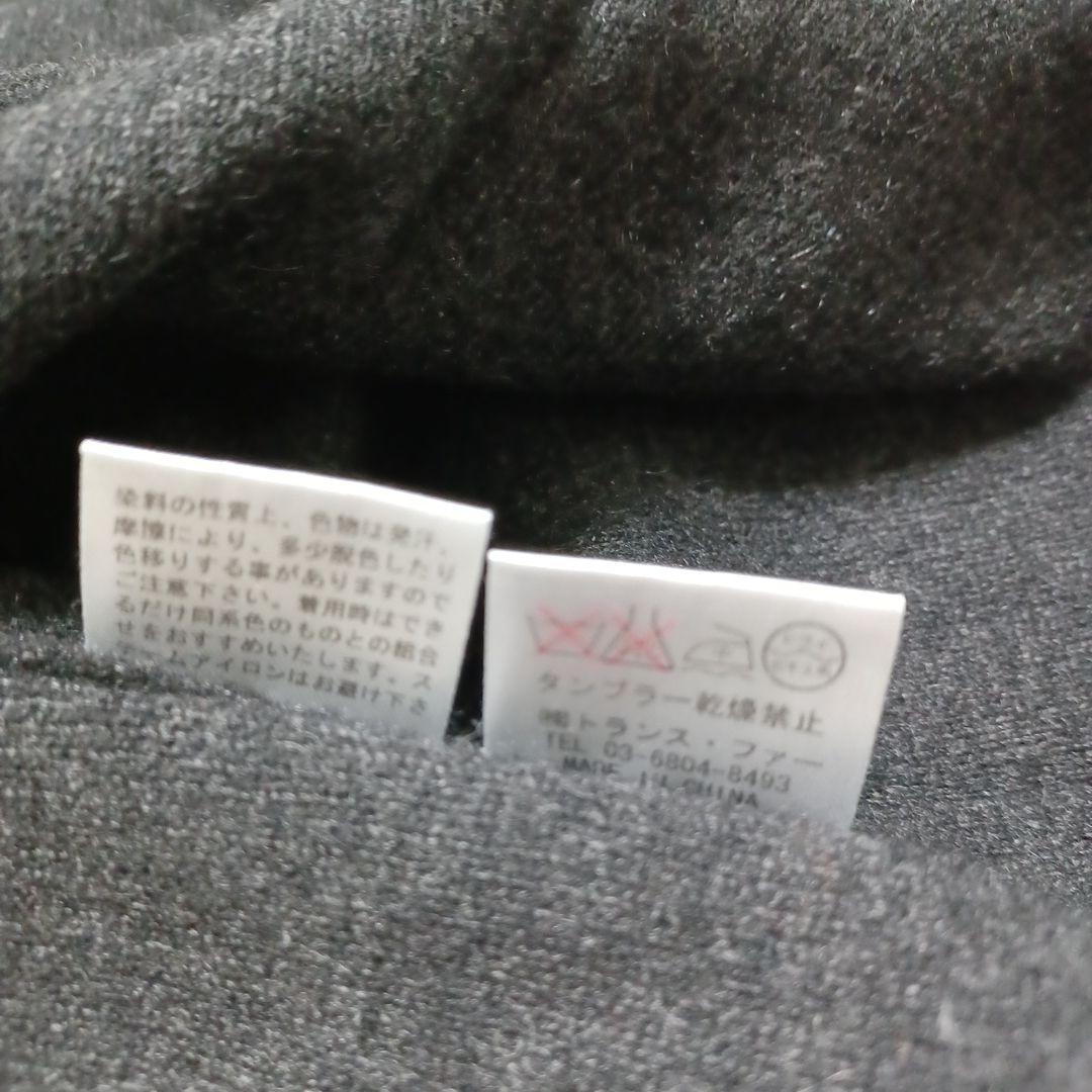 CASHYAGE ダークグレー テーラードニットジャケット　カシミヤ100%