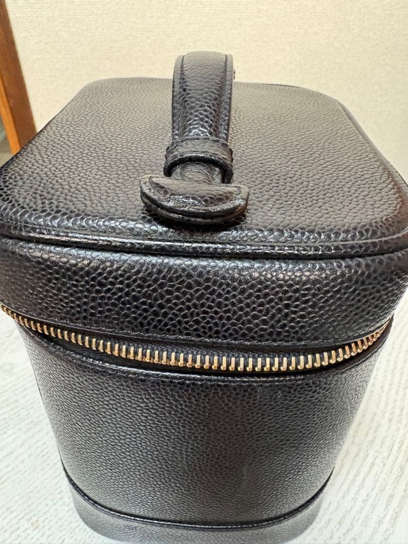 CHANELバニティ　ブラック