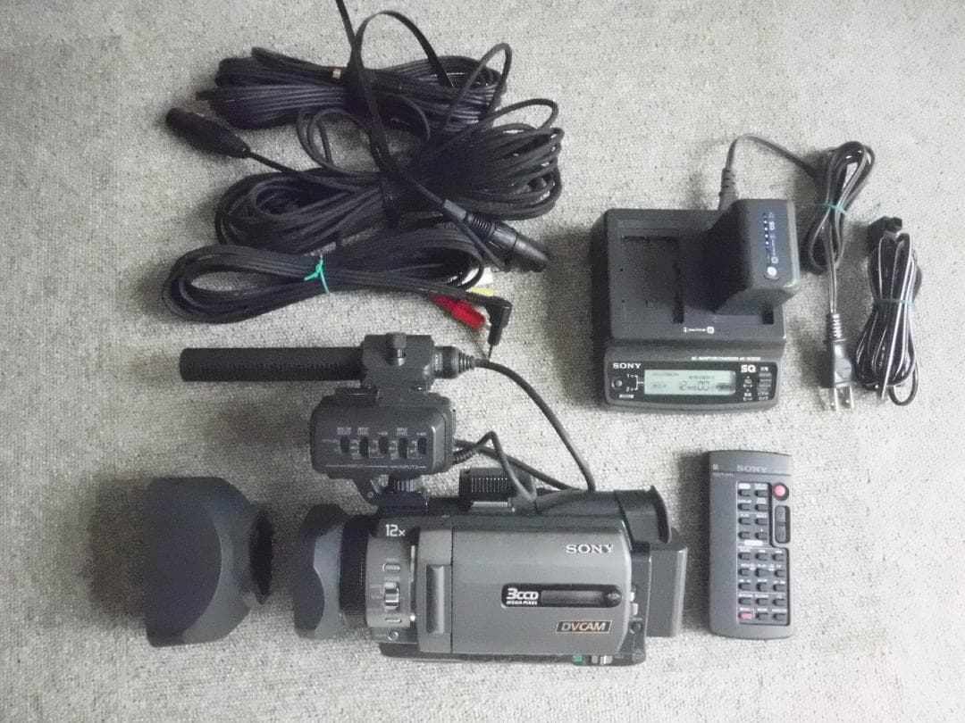 【中古】SONY DVCAM カムコーダー DSR-PDX10 フルセット