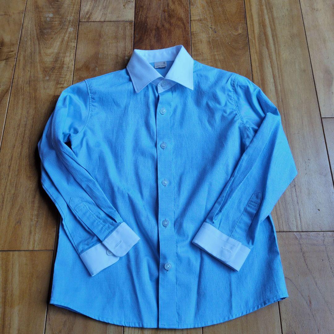 petit mainネイビー チェック柄 スーツ 5点セット