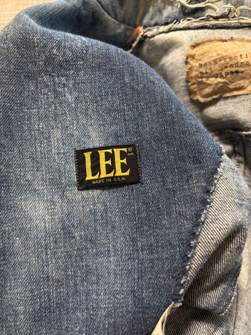 RESURRECTION リザレクション　メンズダメージ加工デニムジャケット