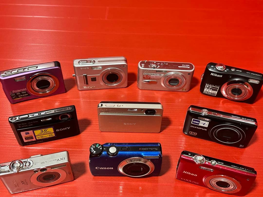 10台 デジカメラ まとめ【動作未確認ジャンク扱】⑥