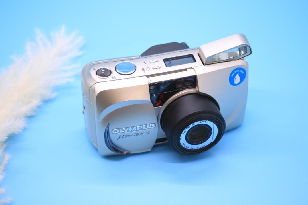 ❁美品❁OLYMPUS コンパクトフィルムカメラ μ[mju] ZOOM 130