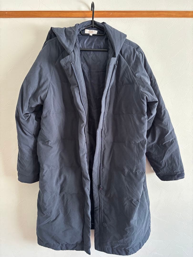 【超美品】ママパパ兼用 ロング 中綿コート 抱っこダッカー付き