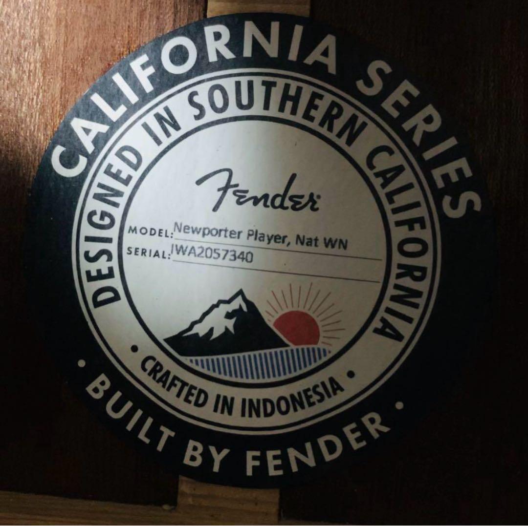 【最終価格】Fender Newporter Playerエレアコ