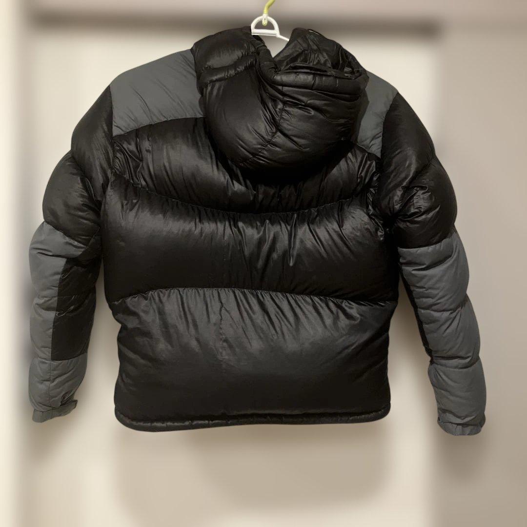 ［かいと］Patagoniaフード付きダウンジャケット ブラック/グレーM