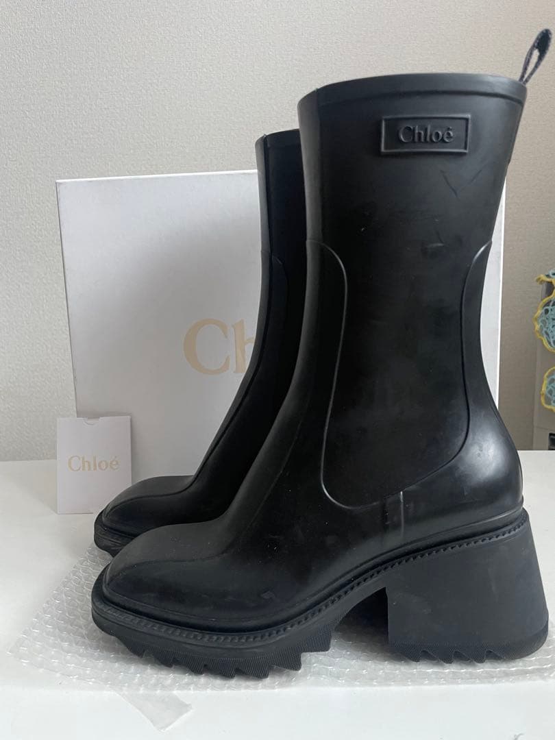 Chloe PVC製 Betty レインブーツ 37