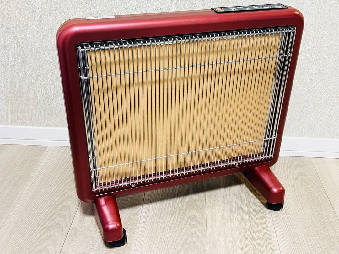 遠赤外線暖房機 サンルミエ タイマー付 E800L-TM レッド