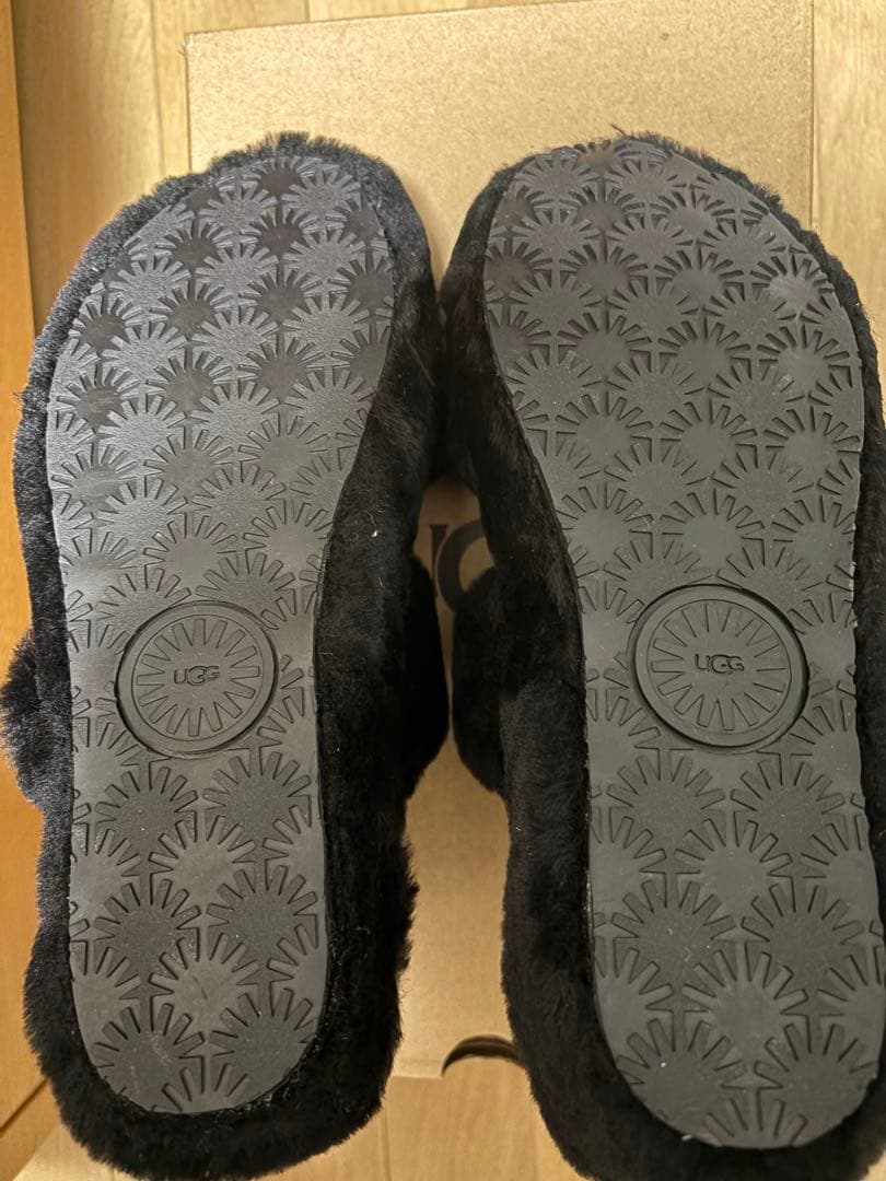 アグ バックレス サンダル 黒 新品レディース