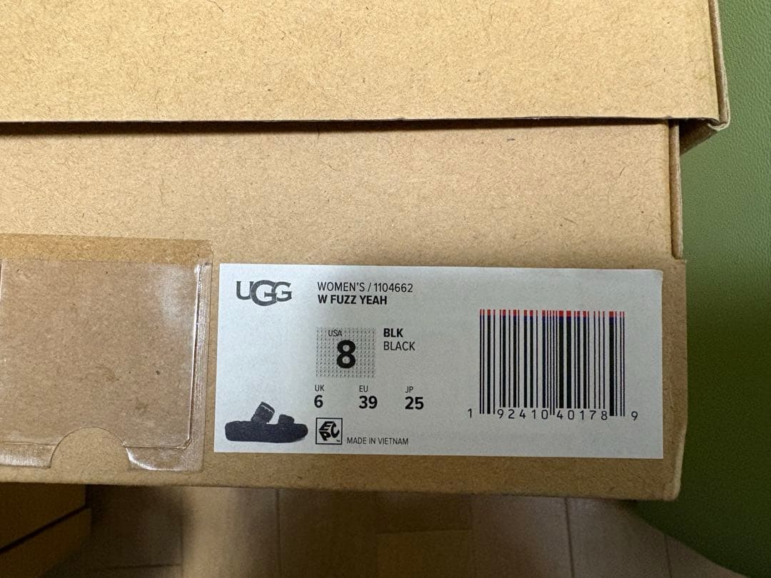 アグ バックレス サンダル 黒 新品レディース