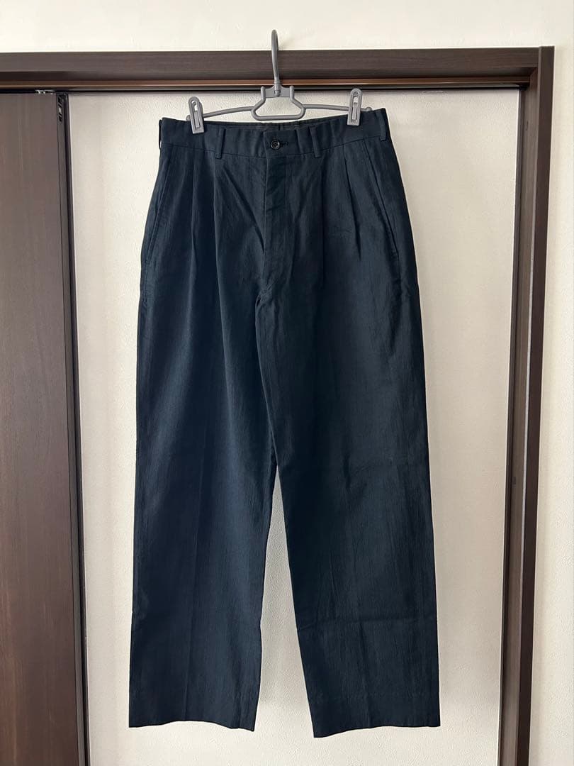 COMME des GARCONS HOMME ツータックパンツ ブラック