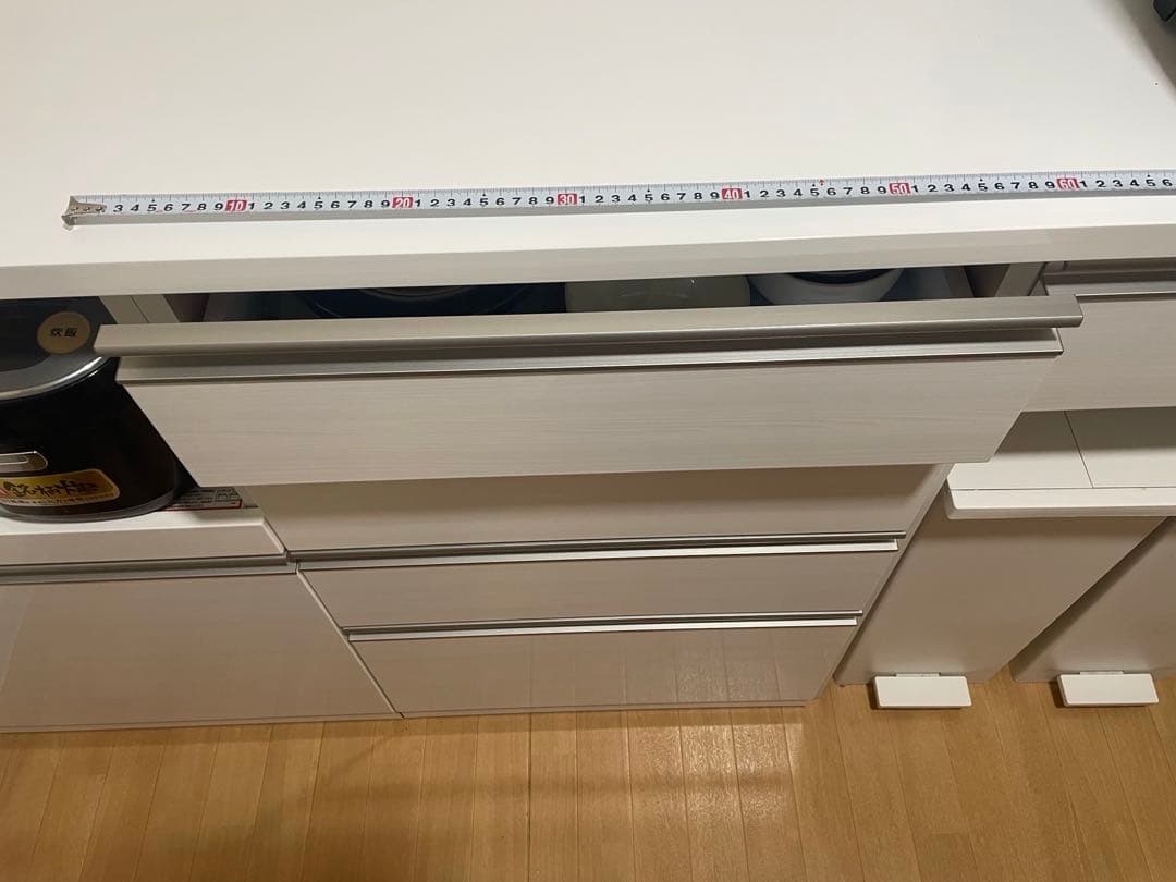 【yso♡様、観覧お願い致します】ニトリ　キッチンカウンター　食器棚　180cm