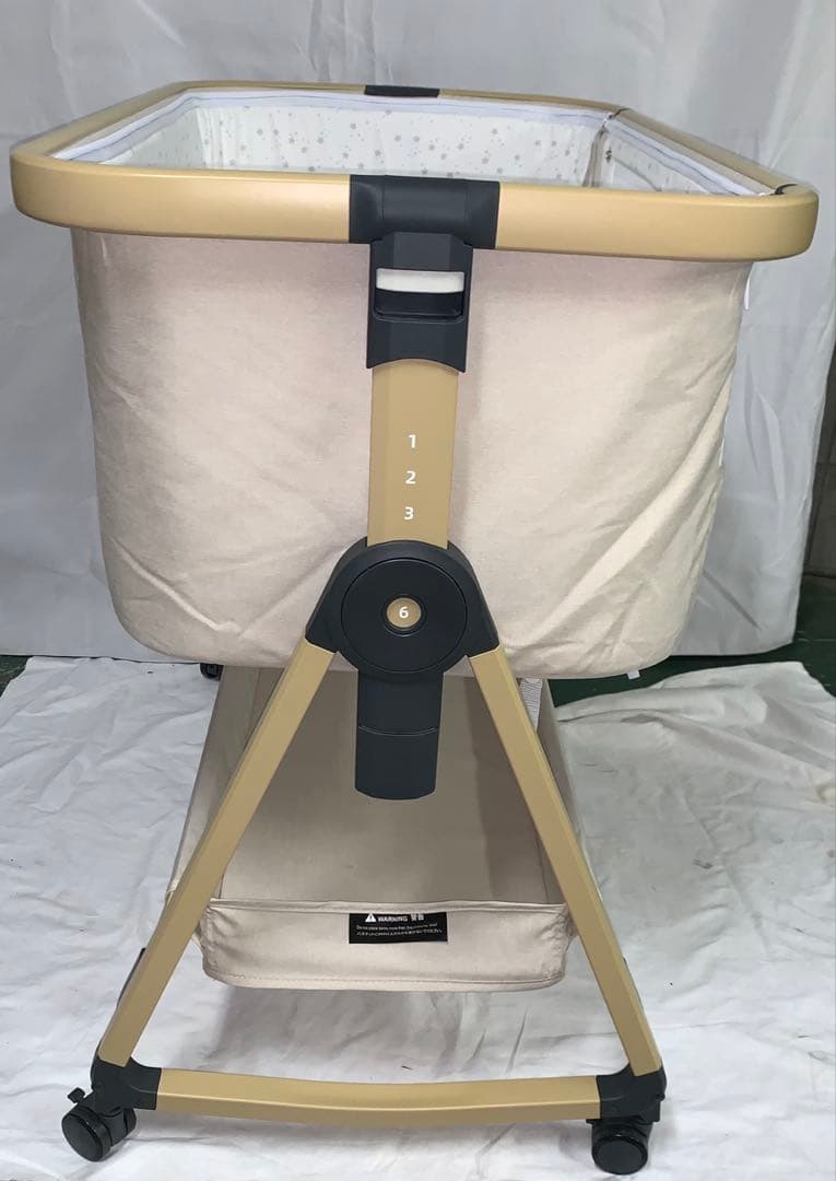 11h32 HZDMJ ベビーベッド ベージュ25年4月購入品