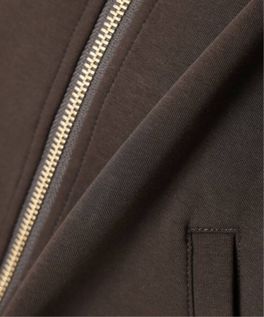 SpickandSpanストレッチジップフードパーカー