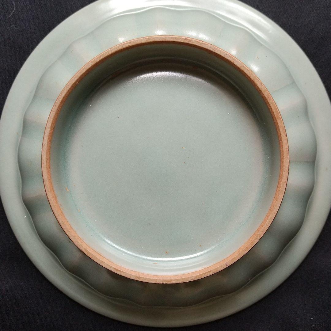 中国 龍泉窯 皿 元時代 骨董 茶道具