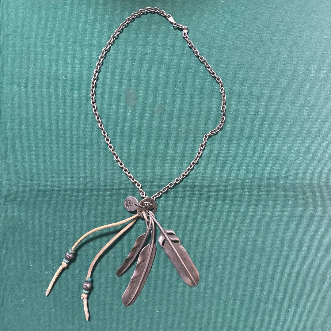 NATIVE SPIRIT SILVER フェザー ネックレス