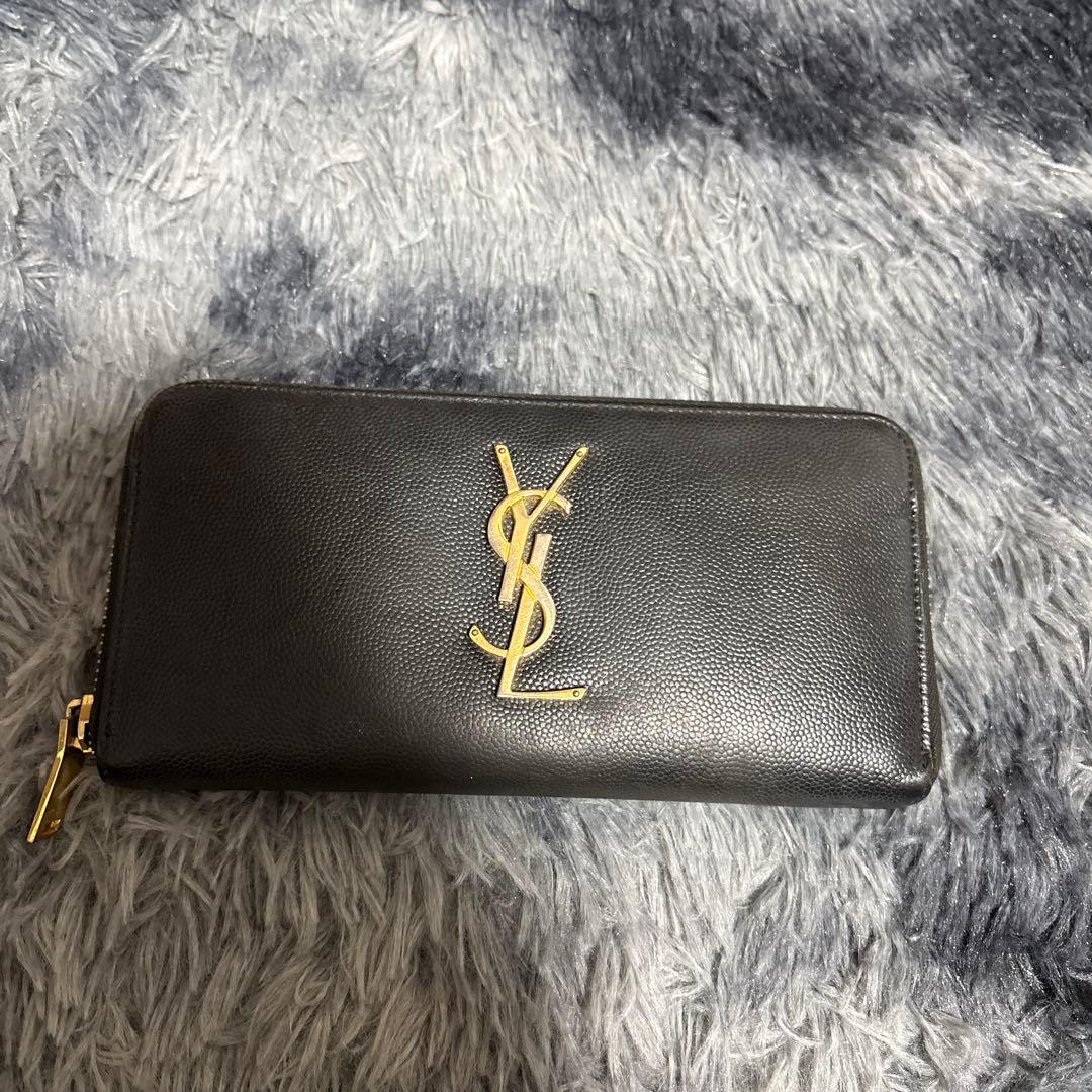 Saint Laurent ブラック 長財布