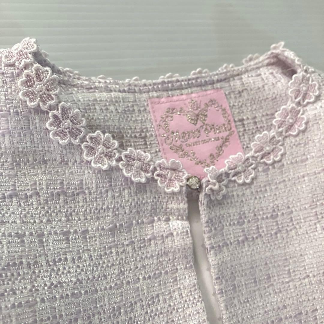 メゾピアノ　ボレロ　ワンピース　アンサンブル　フォーマル　現行品　120