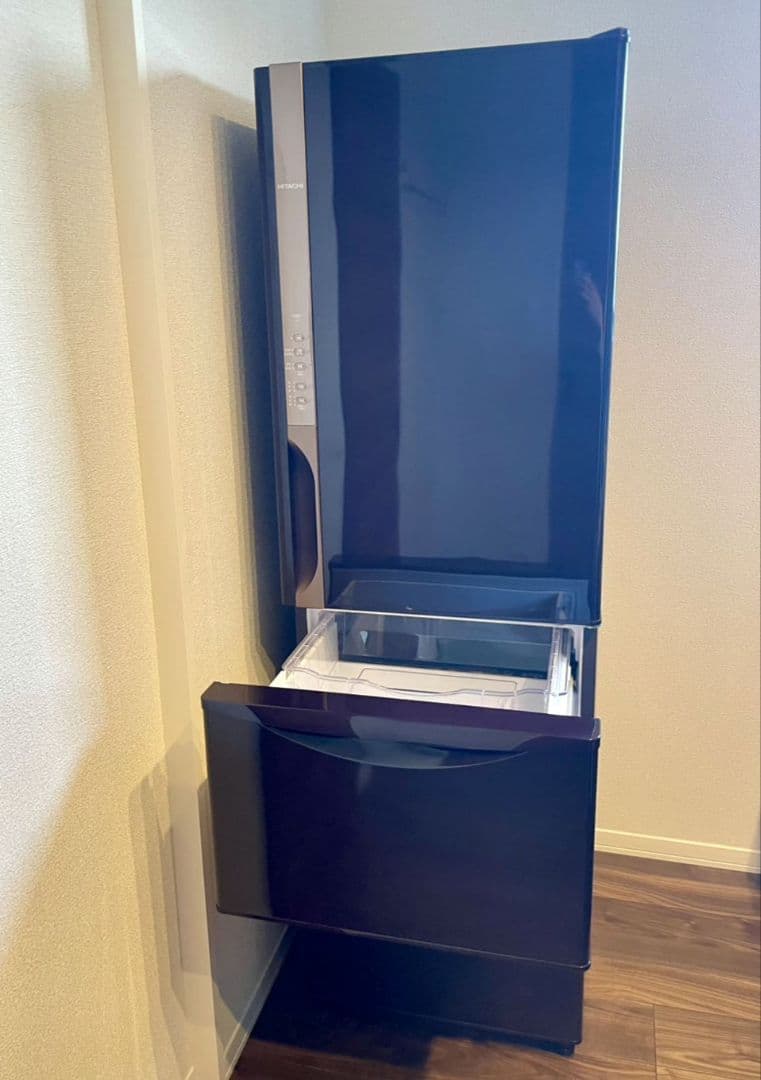 日立 R-K320HV 315L ダークブラウン 冷蔵庫