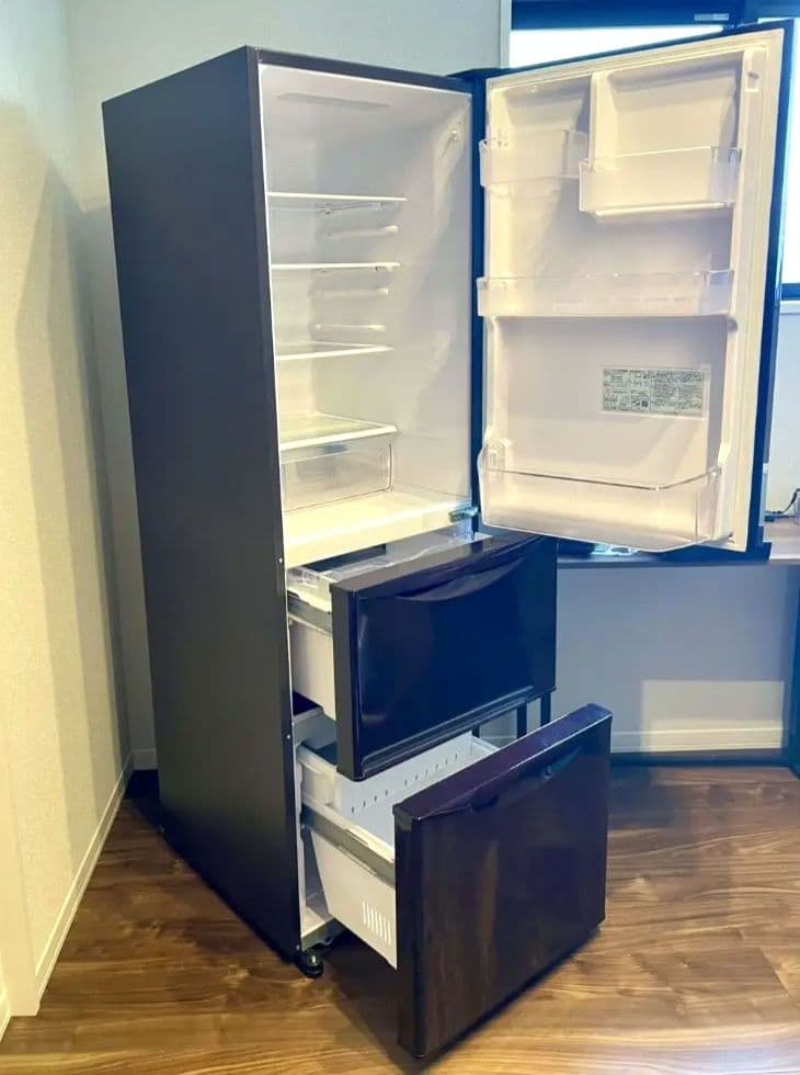 日立 R-K320HV 315L ダークブラウン 冷蔵庫