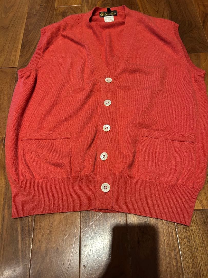 LORO PIANA ロロピアーナ カシミヤ100% ニット ベスト 48