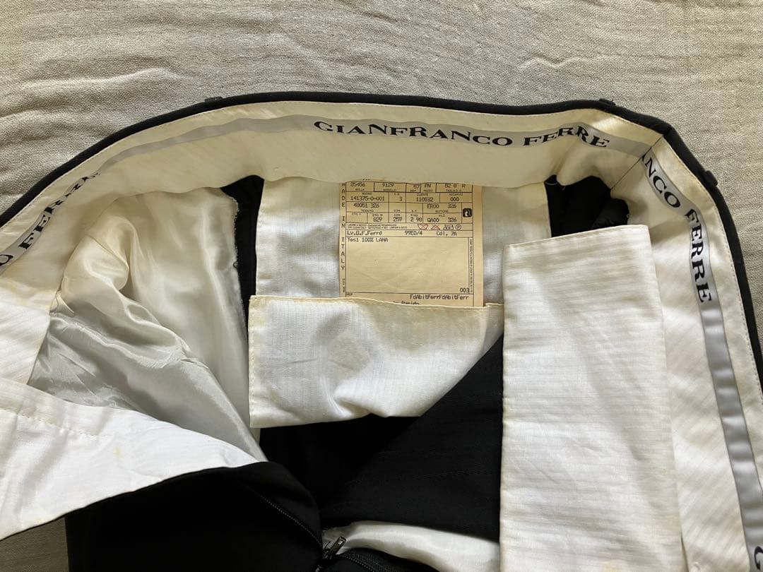 【近藤】Gianfranco Ferre 濃緑 ダブル スーツ　上下