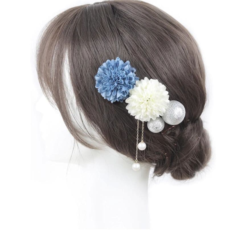 創美苑 フローロ Floro くすみカラー セパレート 二部式浴衣一式セット