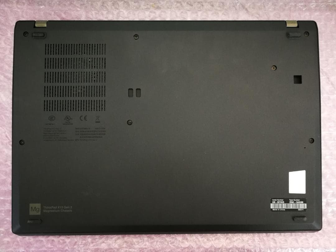 Windowsノート本体 ThinkPad X13 Gen2 Core i5 1135G7 16GB