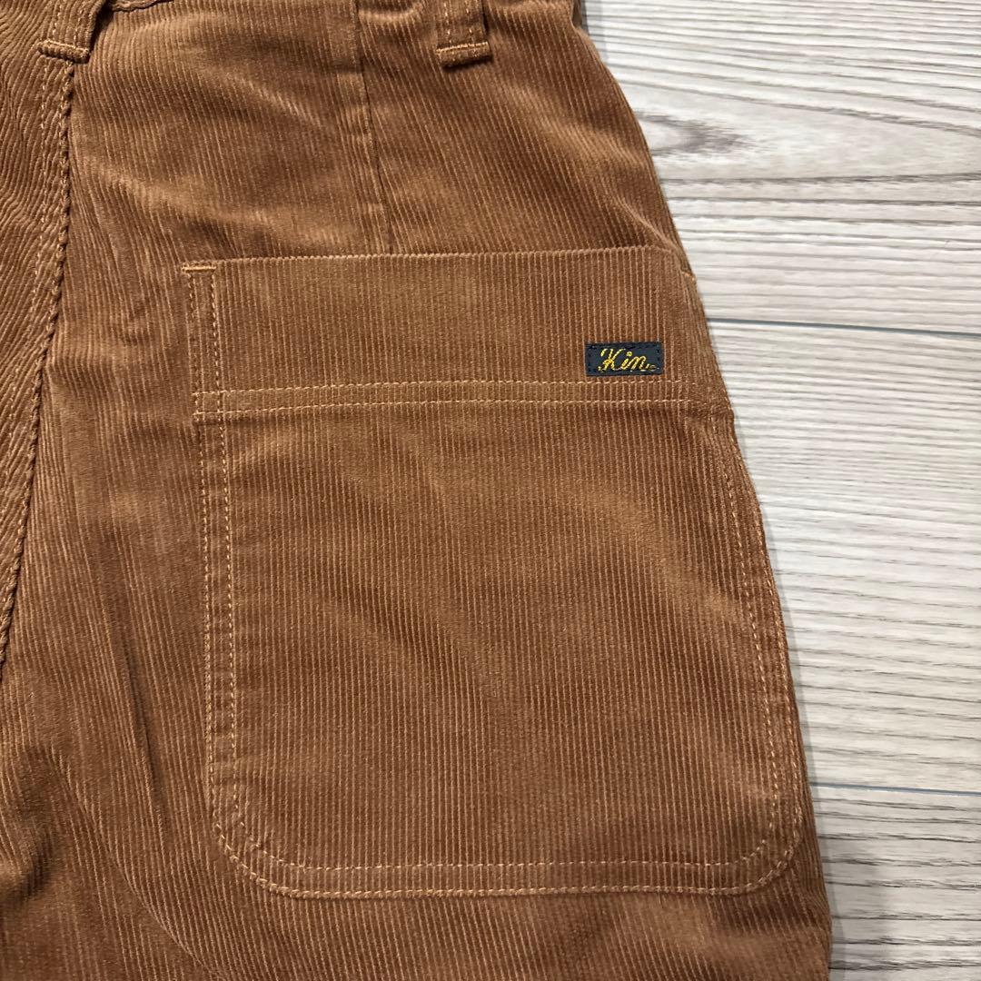 KIN コーデュロイパンツ　細畝　ブラウン　Sサイズ　新品未使用　マチュピチュ