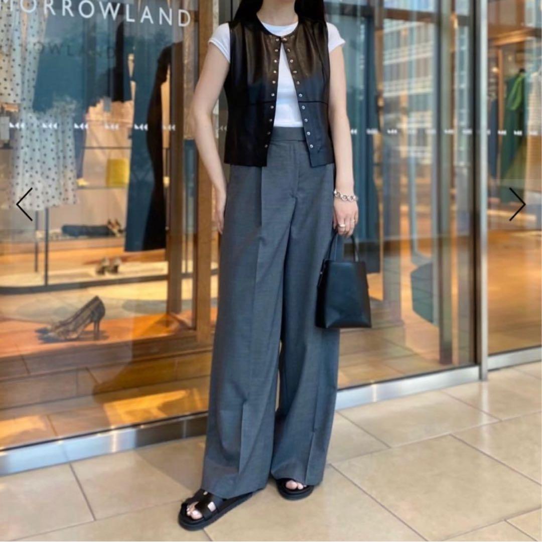 お値下げ！bacca ブラック　レザーベスト　エディション