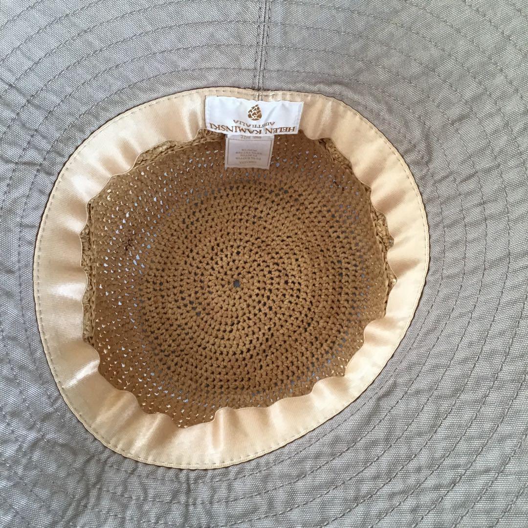 ヘレンカミンスキー、麦わら帽子、ラフィア×綿、