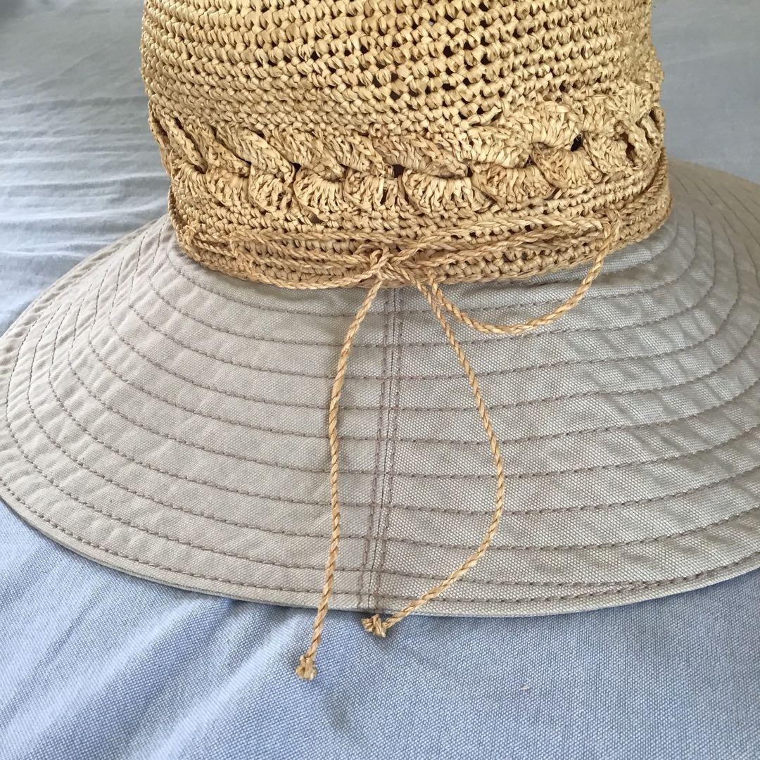 ヘレンカミンスキー、麦わら帽子、ラフィア×綿、