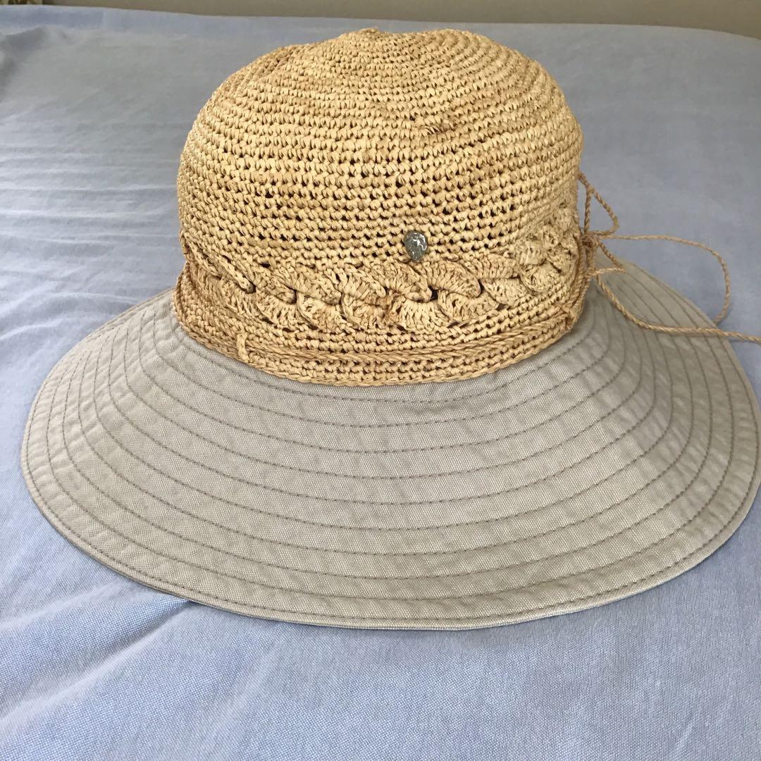 ヘレンカミンスキー、麦わら帽子、ラフィア×綿、