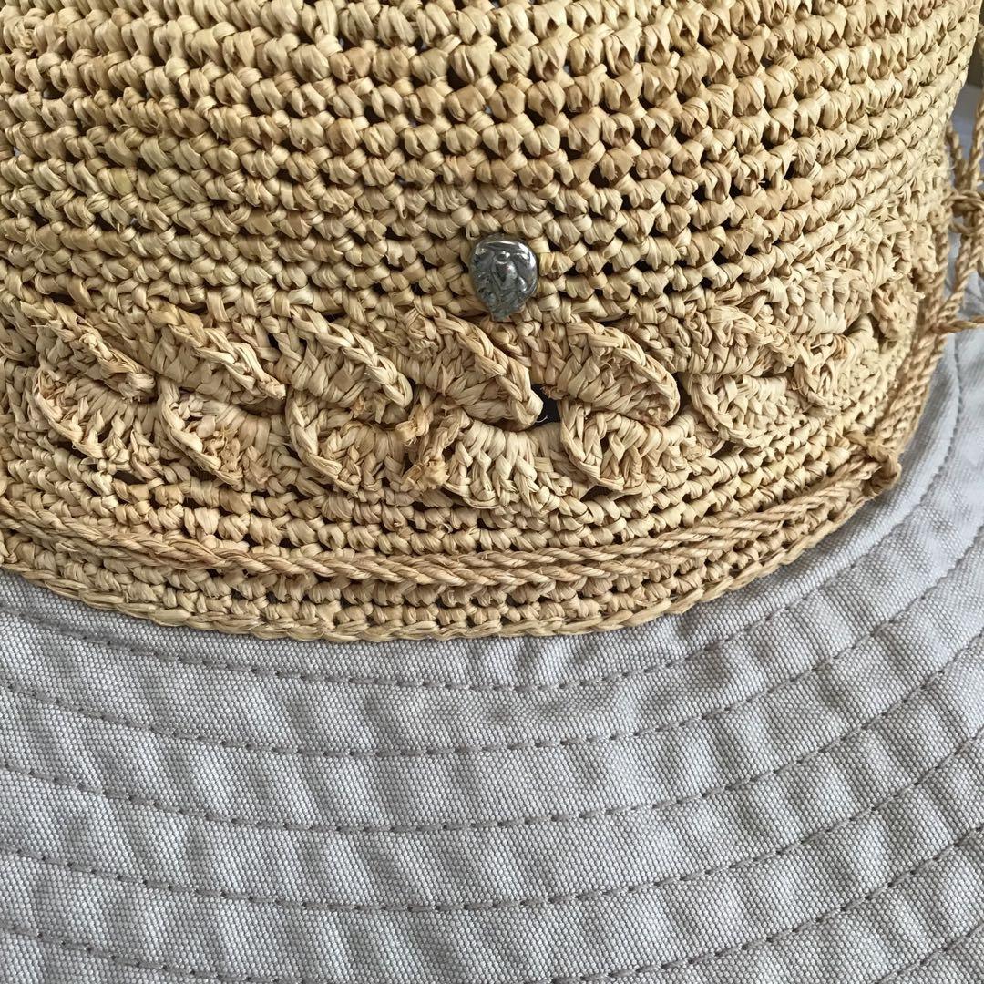 ヘレンカミンスキー、麦わら帽子、ラフィア×綿、