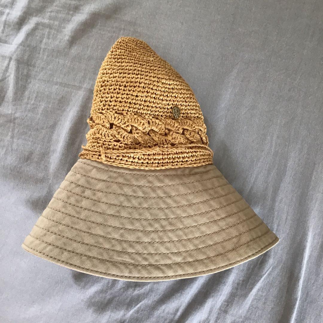ヘレンカミンスキー、麦わら帽子、ラフィア×綿、
