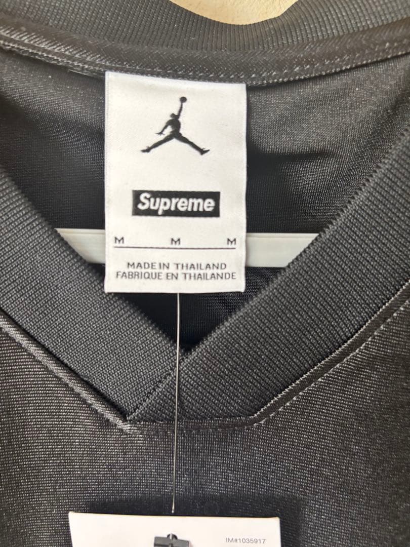 Supreme Jordan Warm Up Jersey black Mサイズ