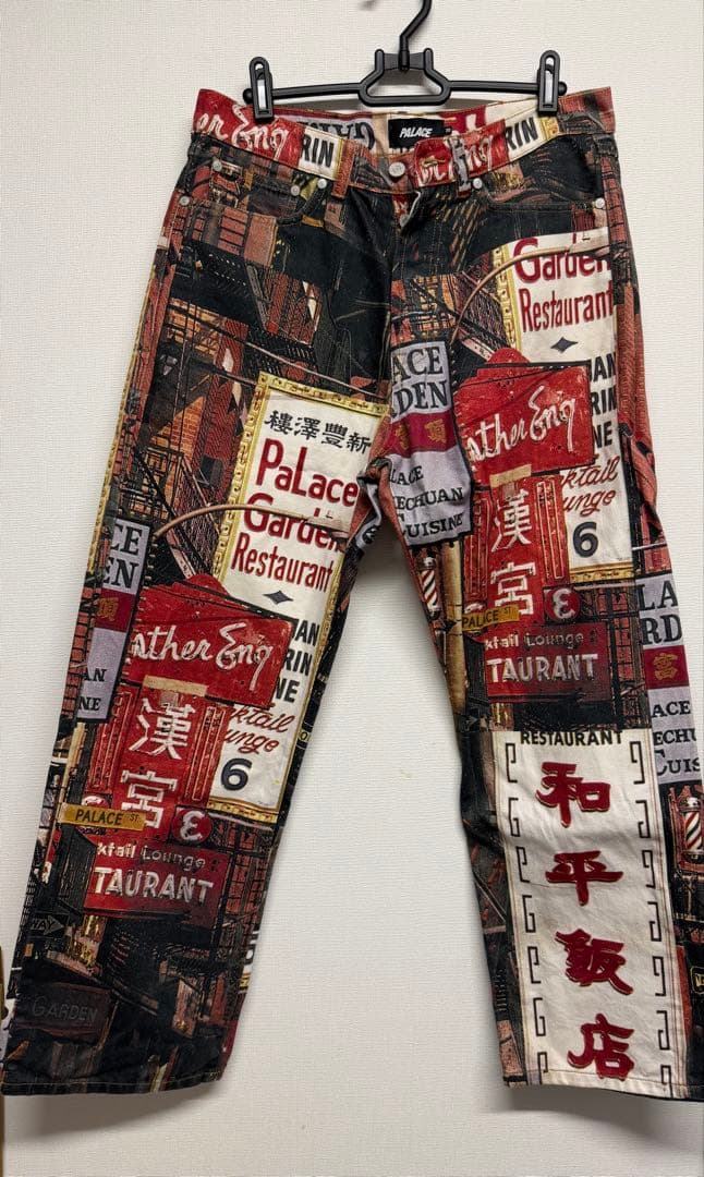 PALACE プリントデニムパンツ 30