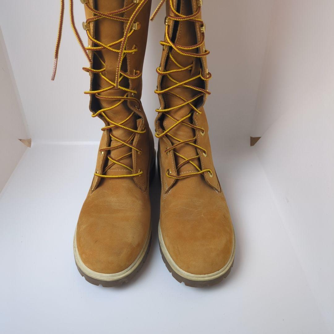 希少　Timberland　8M 26cm ロングブーツ　イエロー 　メンズ