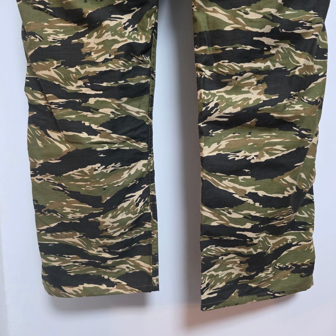 美品 フェローズ 36 タイガーカモ ベイカーパンツ カーゴパンツ 軍 迷彩
