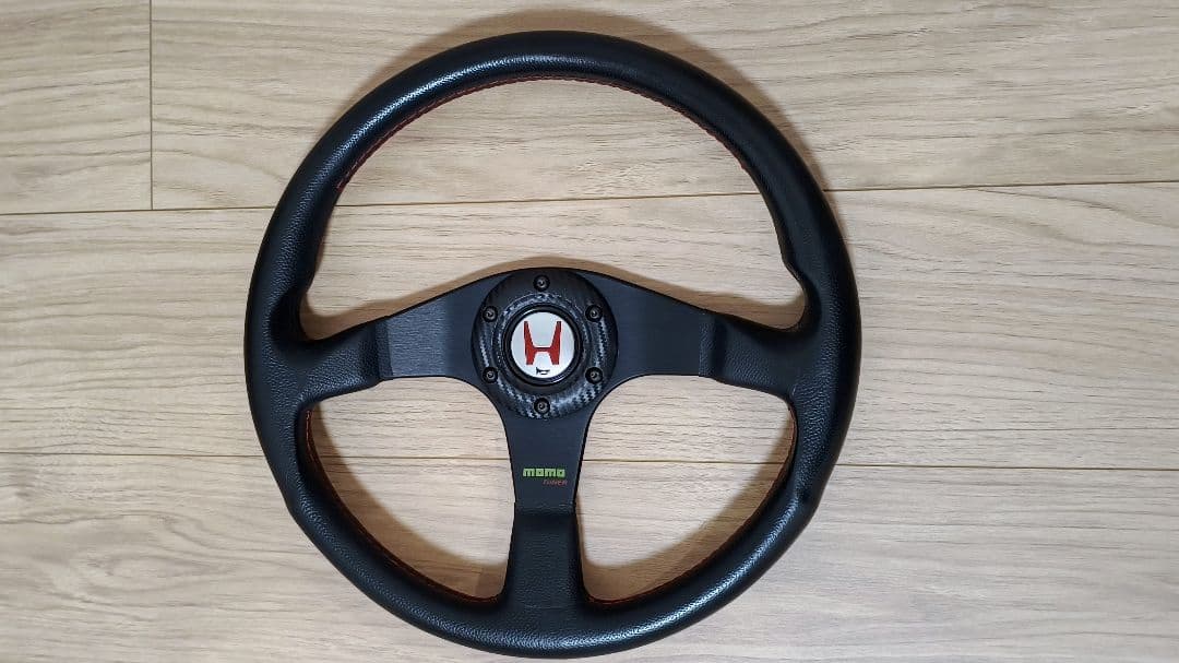 か*き様 MOMO モモ TUNER チューナー ブラック スポーク 350mm