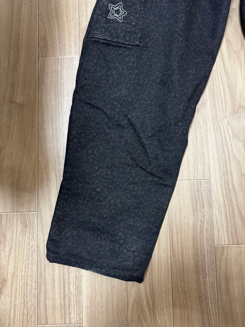 starteamスターチーム レオパードデニム 34